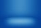 A blank empty round blue room for presenting a product