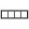 Blank film frame stock illustration. Image of frame film vector
