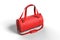 Blank Fordable Gym Cardio Fitness Duffel Bag for branding. 3d illustration.