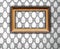 Blank Frame on Vintage Wallpaper