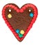 Blank Gingerbread Heart