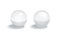 Blank glass gloss and matte ball mockup set