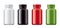 Blank gloss bottles mockups for pills or other pharmaceutical preparations.