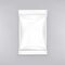 Blank Glossy Foil Pouch Snack Packaging On White Background