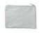 Blank gray soft textile storage zip pouch