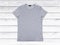 Blank gray t-shirt