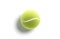 Blank green tennis ball mockup, top view