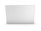 Blank greeting card horizontal orientation mock up, standing on floor with soft shadows.