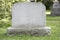 Blank Headstone