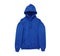 Blank hoodie sweatshirt color blue front arm view