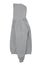 Blank hoodie sweatshirt color grey side arm view