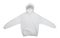 Blank hoodie sweatshirt color white front view