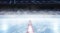 Blank ice skates background mockup, side view