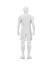 A Blank image of Men\\\'s Full Soccer Kit Mockup - Back isolated on a white background