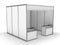 Blank Indoor Exhibition Trade Booth