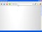 Blank Internet Browser Screen Template