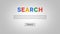 Blank internet browser search bar. cursor click search button