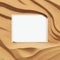 blank label - on top view dune sand wave background with Generative AI