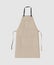 Blank leather apron mockup, clean apron, design presentation for print