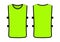 Blank Lime Soccer Football Training Vest Template