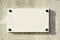 Blank marble signboard