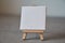 Blank mini canvas on easel â€“ customizable for individiual notes