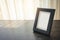 Blank Mock up Picture Frame morning light Shade