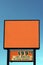 Blank Motel Sign