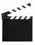 blank movie clapperboard