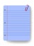 Blank notepad