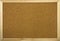 Blank office cork board with wooden frame
