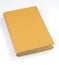 Blank old book cover yellow