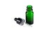 Blank packaging green glass dropper serum bottle