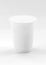 Blank packaging white plastic cup for yogurt dairy product