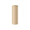 Blank paper or cardboard tube mockup, realistic vector illustration isolated.