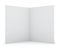 Blank paper folder