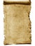 Blank parchment scroll