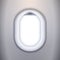 Blank passenger plane window template