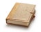 Blank photo album with wooden cover