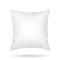 Blank pillow isolated on white background