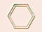 Blank pink green texture frame abstract minimal geometric shape flat lay soft pink/cream 3d render