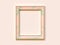 Blank pink green texture frame abstract minimal geometric shape flat lay soft pink/cream 3d render