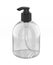 Blank Plastic Bottle with Pump Dispenser for hand wash, soap, sanitizer For Branding, 3d render illustration.