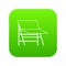 Blank portable screen icon digital green