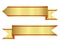 Blank premium ribbon gold set