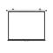 Blank projector screen isolated for presentation in business of