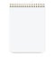 Blank Realistic Notepad On White Background