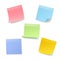 Blank Realistic Sticky Note Papers