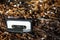 Blank Recordable Audio Cassette on Magnetic Tape - Selective Focus