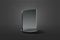 Blank rectangle glass award mockup, dark background